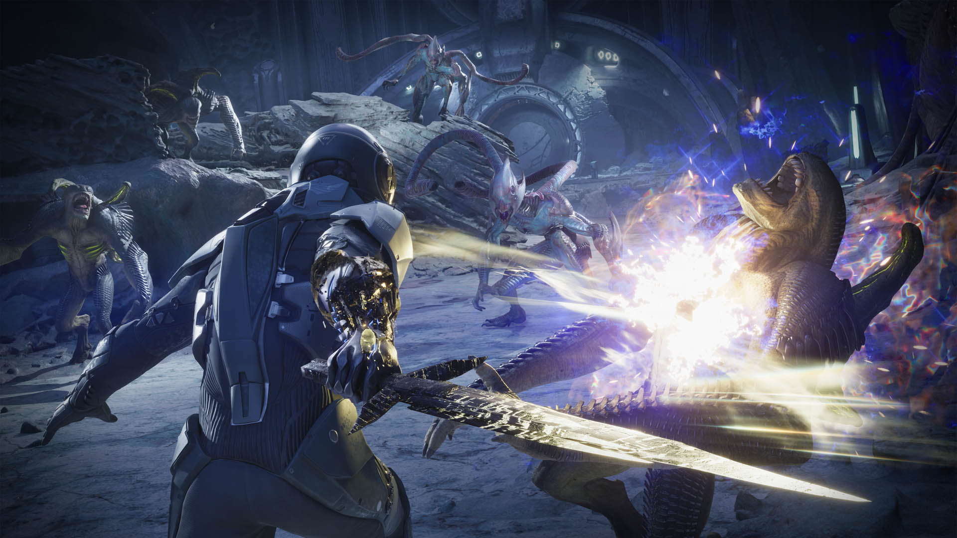 Exodus purple environment artwork